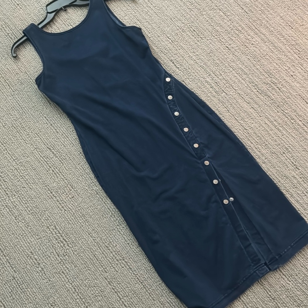 White House black market denim dress